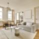 L'intérieur d'un appartement chic en location