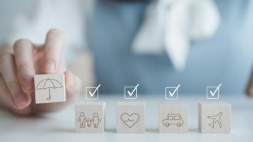 Des pictogrammes représentant les différents types d'assurances