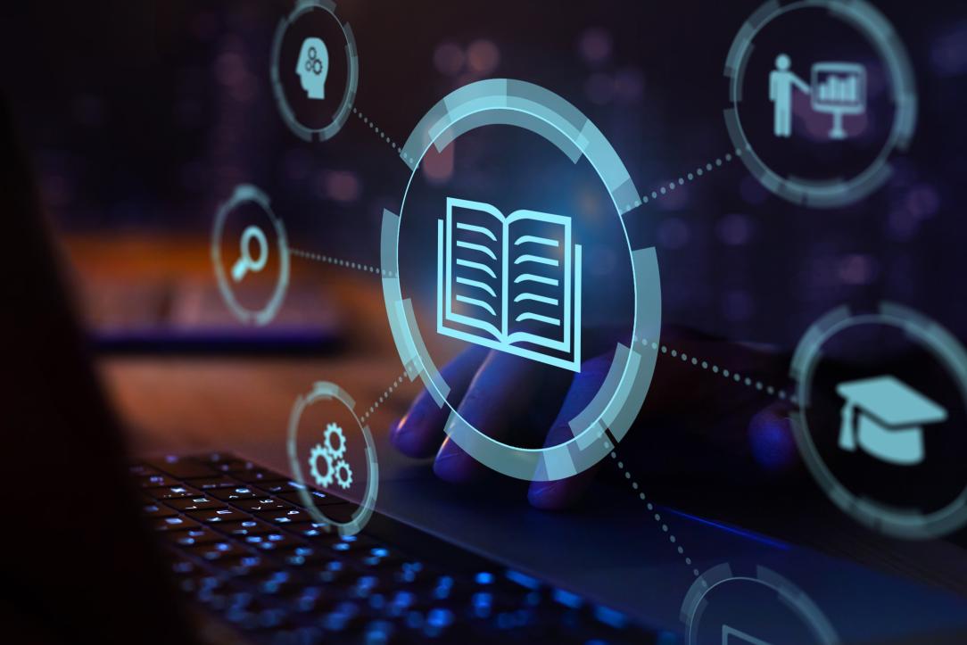 Un schéma qui représente les outils numériques