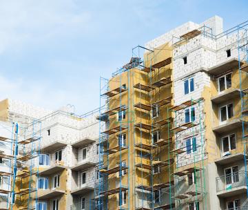 Des bâtiments en construction