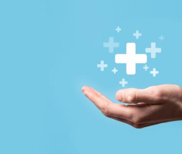 Un pictogramme qui évoque la santé